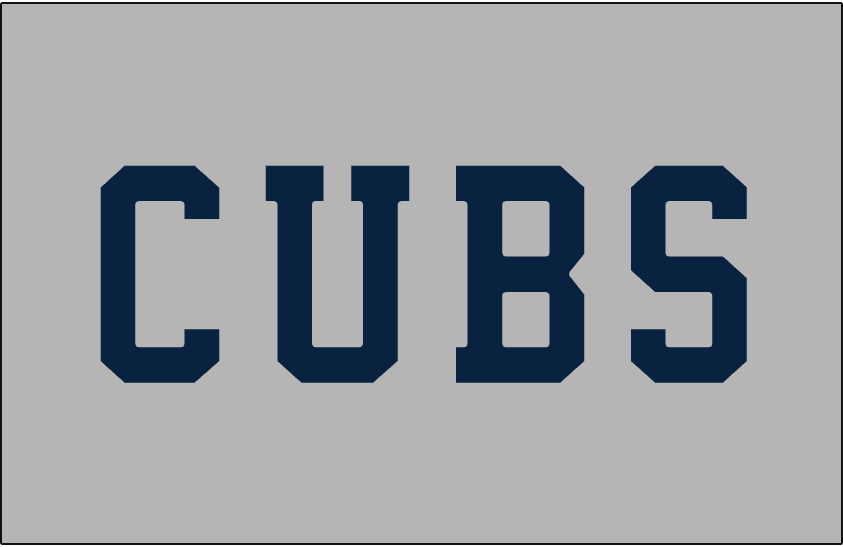 Chicago Cubs 1921-1925 Jersey Logo fabric transfer